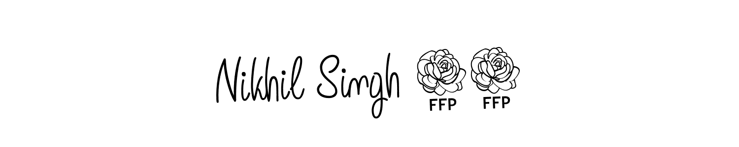 Angelique-Rose-font-FFP is a professional signature style that is perfect for those who want to add a touch of class to their signature. It is also a great choice for those who want to make their signature more unique. Get Nikhil Singh 90 name to fancy signature for free. Nikhil Singh 90 signature style 5 images and pictures png