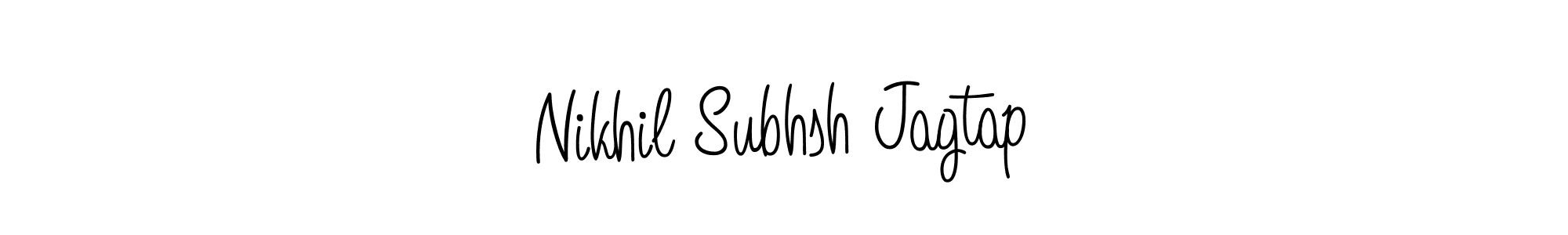 How to Draw Nikhil Subhsh Jagtap signature style? Angelique-Rose-font-FFP is a latest design signature styles for name Nikhil Subhsh Jagtap. Nikhil Subhsh Jagtap signature style 5 images and pictures png