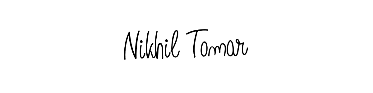 Make a beautiful signature design for name Nikhil Tomar. Use this online signature maker to create a handwritten signature for free. Nikhil Tomar signature style 5 images and pictures png