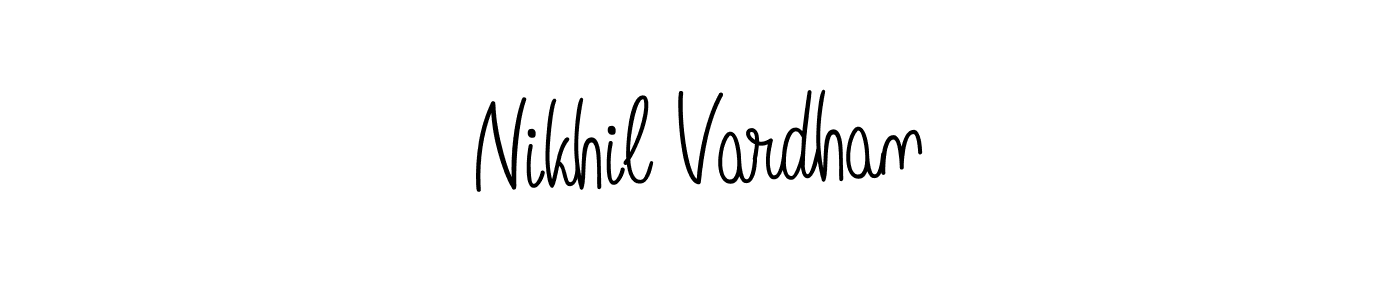 Make a beautiful signature design for name Nikhil Vardhan. Use this online signature maker to create a handwritten signature for free. Nikhil Vardhan signature style 5 images and pictures png