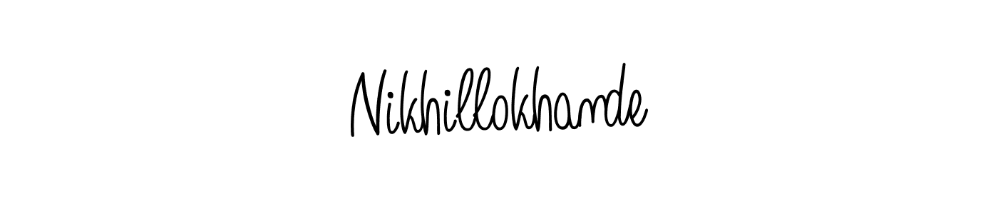 Here are the top 10 professional signature styles for the name Nikhillokhande. These are the best autograph styles you can use for your name. Nikhillokhande signature style 5 images and pictures png