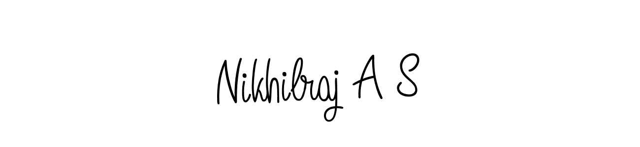 Also we have Nikhilraj A S name is the best signature style. Create professional handwritten signature collection using Angelique-Rose-font-FFP autograph style. Nikhilraj A S signature style 5 images and pictures png