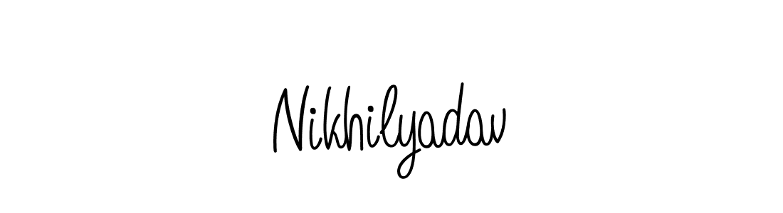 Make a short Nikhilyadav signature style. Manage your documents anywhere anytime using Angelique-Rose-font-FFP. Create and add eSignatures, submit forms, share and send files easily. Nikhilyadav signature style 5 images and pictures png