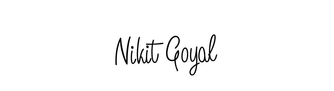 Make a beautiful signature design for name Nikit Goyal. Use this online signature maker to create a handwritten signature for free. Nikit Goyal signature style 5 images and pictures png