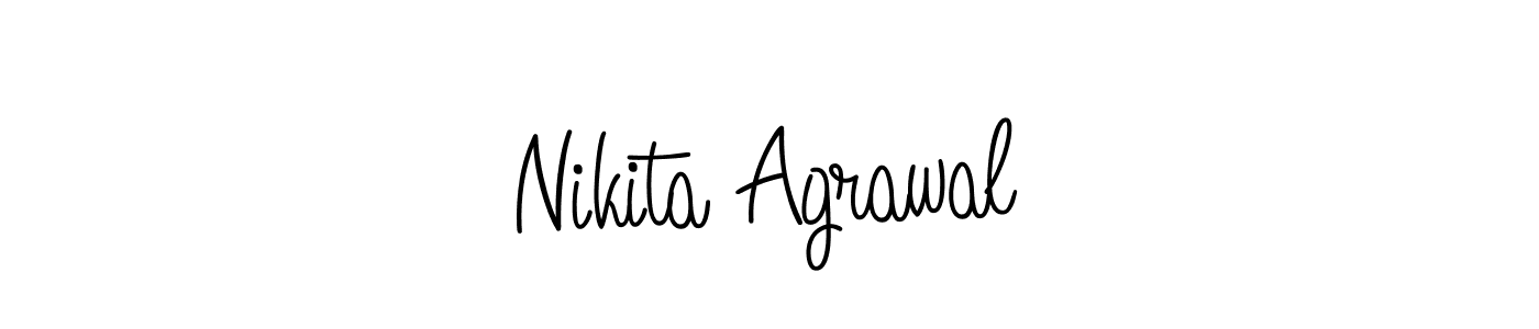 How to Draw Nikita Agrawal signature style? Angelique-Rose-font-FFP is a latest design signature styles for name Nikita Agrawal. Nikita Agrawal signature style 5 images and pictures png