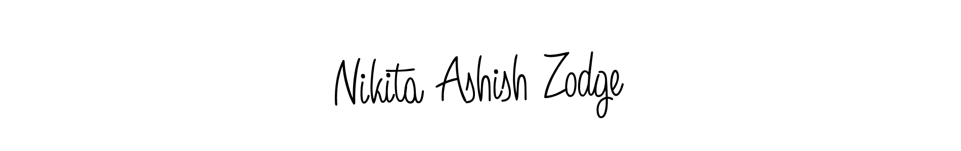 How to Draw Nikita Ashish Zodge signature style? Angelique-Rose-font-FFP is a latest design signature styles for name Nikita Ashish Zodge. Nikita Ashish Zodge signature style 5 images and pictures png