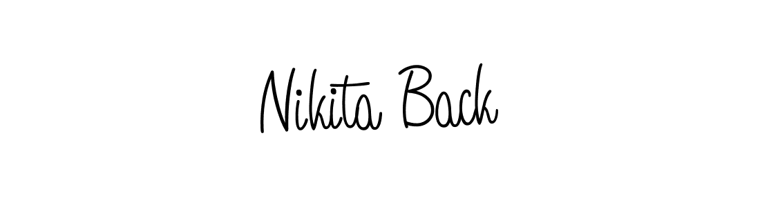 Create a beautiful signature design for name Nikita Back. With this signature (Angelique-Rose-font-FFP) fonts, you can make a handwritten signature for free. Nikita Back signature style 5 images and pictures png