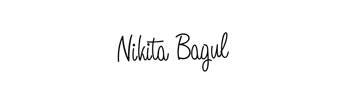 How to Draw Nikita Bagul signature style? Angelique-Rose-font-FFP is a latest design signature styles for name Nikita Bagul. Nikita Bagul signature style 5 images and pictures png