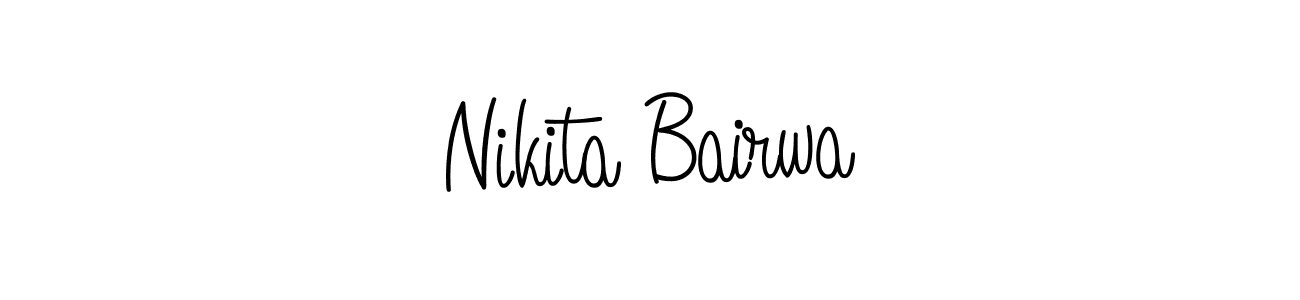 Angelique-Rose-font-FFP is a professional signature style that is perfect for those who want to add a touch of class to their signature. It is also a great choice for those who want to make their signature more unique. Get Nikita Bairwa name to fancy signature for free. Nikita Bairwa signature style 5 images and pictures png