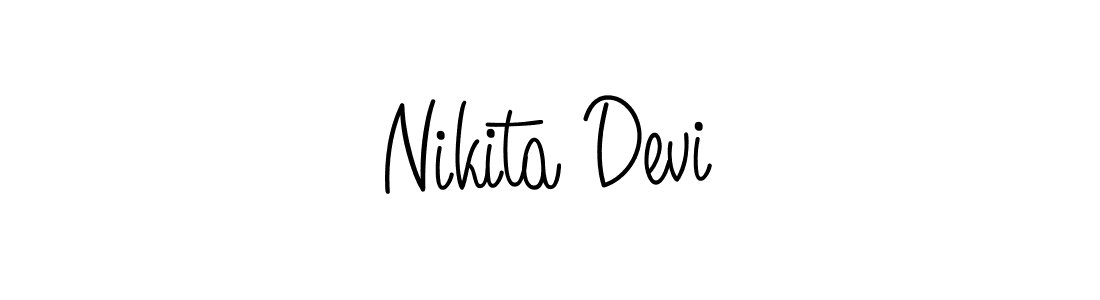 This is the best signature style for the Nikita Devi name. Also you like these signature font (Angelique-Rose-font-FFP). Mix name signature. Nikita Devi signature style 5 images and pictures png