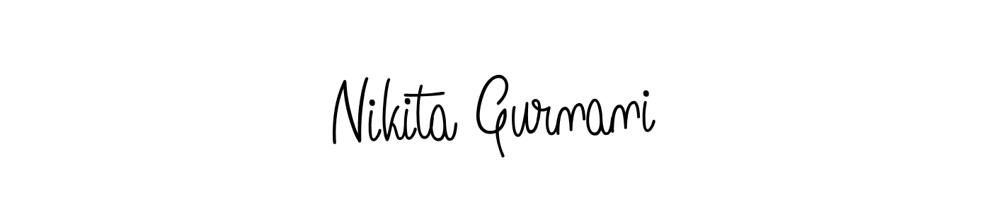 Best and Professional Signature Style for Nikita Gurnani. Angelique-Rose-font-FFP Best Signature Style Collection. Nikita Gurnani signature style 5 images and pictures png