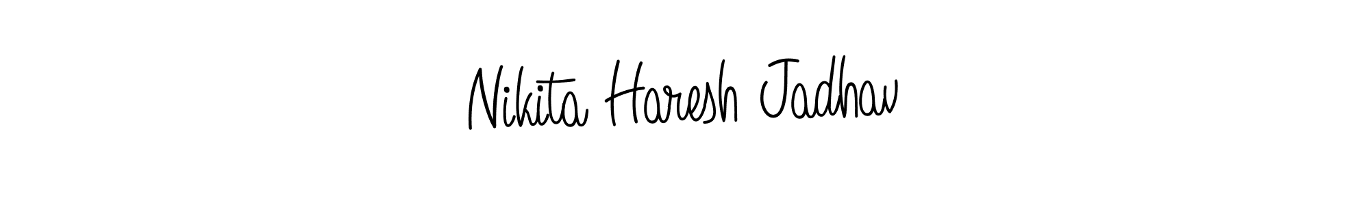 Angelique-Rose-font-FFP is a professional signature style that is perfect for those who want to add a touch of class to their signature. It is also a great choice for those who want to make their signature more unique. Get Nikita Haresh Jadhav name to fancy signature for free. Nikita Haresh Jadhav signature style 5 images and pictures png