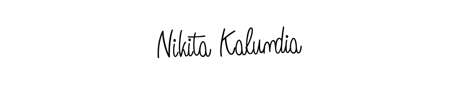 Here are the top 10 professional signature styles for the name Nikita Kalundia. These are the best autograph styles you can use for your name. Nikita Kalundia signature style 5 images and pictures png