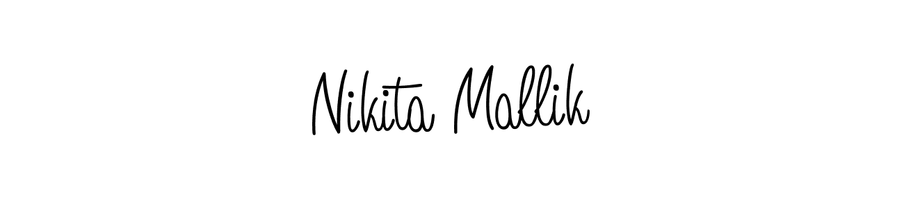 Design your own signature with our free online signature maker. With this signature software, you can create a handwritten (Angelique-Rose-font-FFP) signature for name Nikita Mallik. Nikita Mallik signature style 5 images and pictures png