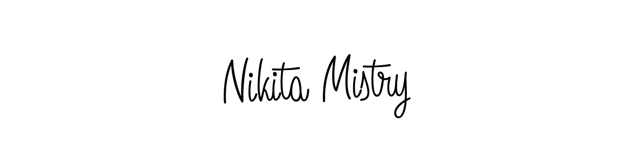 Also we have Nikita Mistry name is the best signature style. Create professional handwritten signature collection using Angelique-Rose-font-FFP autograph style. Nikita Mistry signature style 5 images and pictures png