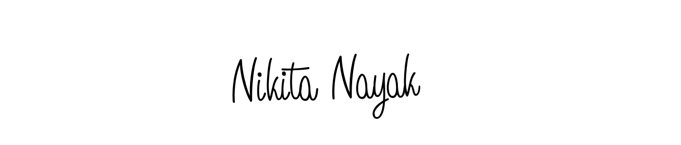 How to make Nikita Nayak   name signature. Use Angelique-Rose-font-FFP style for creating short signs online. This is the latest handwritten sign. Nikita Nayak   signature style 5 images and pictures png