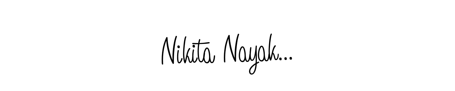 Make a beautiful signature design for name Nikita Nayak.... Use this online signature maker to create a handwritten signature for free. Nikita Nayak... signature style 5 images and pictures png