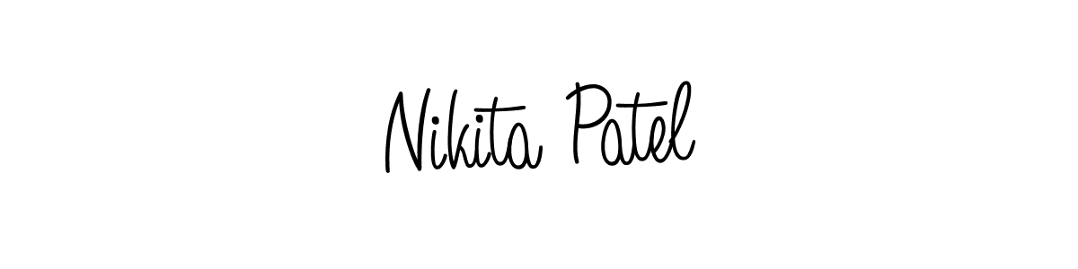 Angelique-Rose-font-FFP is a professional signature style that is perfect for those who want to add a touch of class to their signature. It is also a great choice for those who want to make their signature more unique. Get Nikita Patel name to fancy signature for free. Nikita Patel signature style 5 images and pictures png