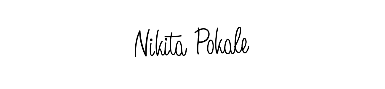 Check out images of Autograph of Nikita Pokale name. Actor Nikita Pokale Signature Style. Angelique-Rose-font-FFP is a professional sign style online. Nikita Pokale signature style 5 images and pictures png