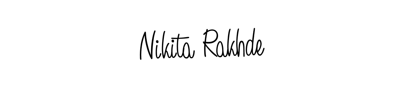 Make a short Nikita Rakhde signature style. Manage your documents anywhere anytime using Angelique-Rose-font-FFP. Create and add eSignatures, submit forms, share and send files easily. Nikita Rakhde signature style 5 images and pictures png