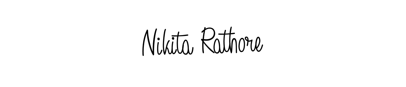 Nikita Rathore stylish signature style. Best Handwritten Sign (Angelique-Rose-font-FFP) for my name. Handwritten Signature Collection Ideas for my name Nikita Rathore. Nikita Rathore signature style 5 images and pictures png