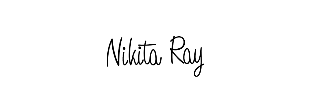 Use a signature maker to create a handwritten signature online. With this signature software, you can design (Angelique-Rose-font-FFP) your own signature for name Nikita Ray. Nikita Ray signature style 5 images and pictures png