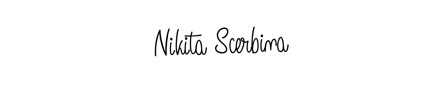 It looks lik you need a new signature style for name Nikita Scerbina. Design unique handwritten (Angelique-Rose-font-FFP) signature with our free signature maker in just a few clicks. Nikita Scerbina signature style 5 images and pictures png