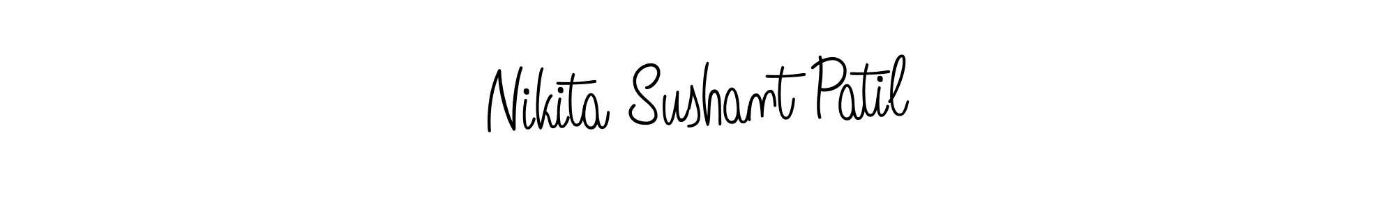 How to Draw Nikita Sushant Patil signature style? Angelique-Rose-font-FFP is a latest design signature styles for name Nikita Sushant Patil. Nikita Sushant Patil signature style 5 images and pictures png