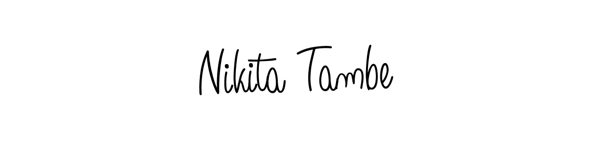 You can use this online signature creator to create a handwritten signature for the name Nikita Tambe. This is the best online autograph maker. Nikita Tambe signature style 5 images and pictures png