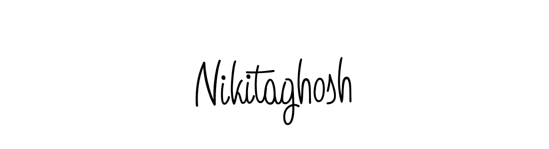 The best way (Angelique-Rose-font-FFP) to make a short signature is to pick only two or three words in your name. The name Nikitaghosh include a total of six letters. For converting this name. Nikitaghosh signature style 5 images and pictures png