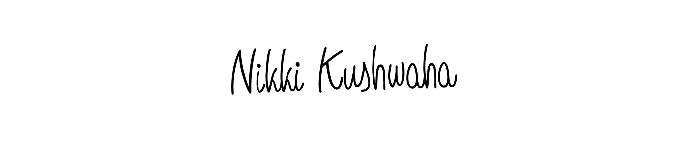 Make a short Nikki Kushwaha signature style. Manage your documents anywhere anytime using Angelique-Rose-font-FFP. Create and add eSignatures, submit forms, share and send files easily. Nikki Kushwaha signature style 5 images and pictures png