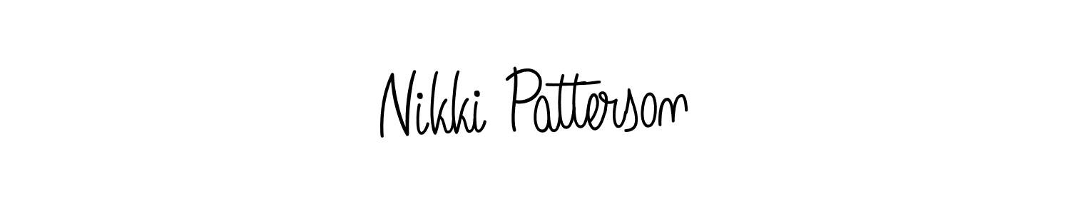 Create a beautiful signature design for name Nikki Patterson. With this signature (Angelique-Rose-font-FFP) fonts, you can make a handwritten signature for free. Nikki Patterson signature style 5 images and pictures png