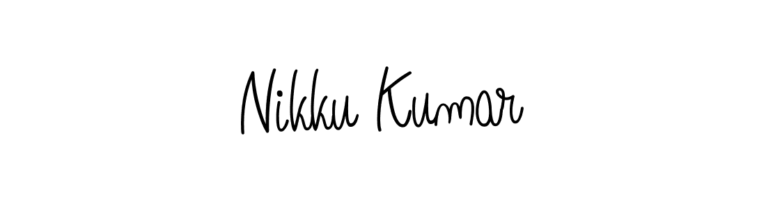 if you are searching for the best signature style for your name Nikku Kumar. so please give up your signature search. here we have designed multiple signature styles  using Angelique-Rose-font-FFP. Nikku Kumar signature style 5 images and pictures png