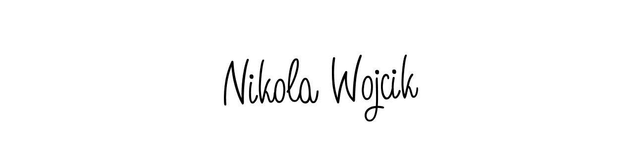 Make a beautiful signature design for name Nikola Wojcik. Use this online signature maker to create a handwritten signature for free. Nikola Wojcik signature style 5 images and pictures png