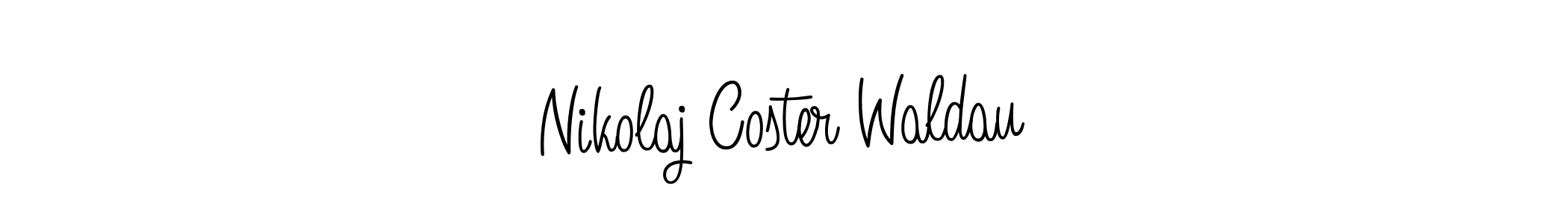 Nikolaj Coster Waldau stylish signature style. Best Handwritten Sign (Angelique-Rose-font-FFP) for my name. Handwritten Signature Collection Ideas for my name Nikolaj Coster Waldau. Nikolaj Coster Waldau signature style 5 images and pictures png