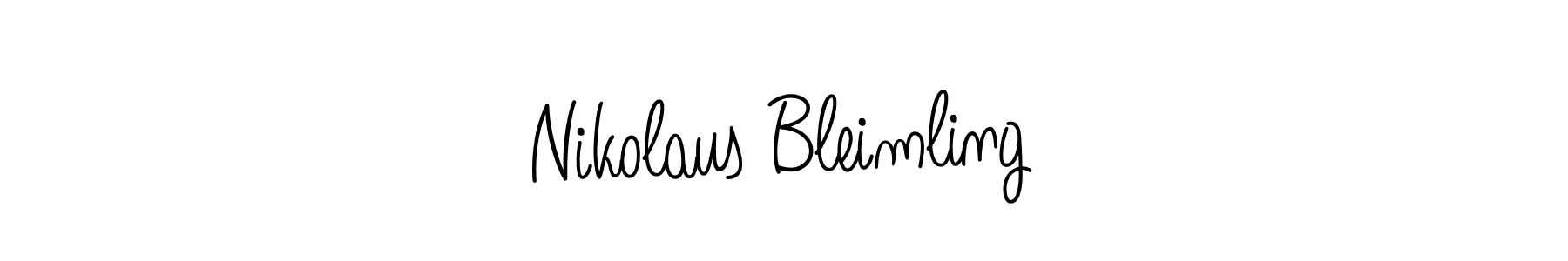 Create a beautiful signature design for name Nikolaus Bleimling. With this signature (Angelique-Rose-font-FFP) fonts, you can make a handwritten signature for free. Nikolaus Bleimling signature style 5 images and pictures png