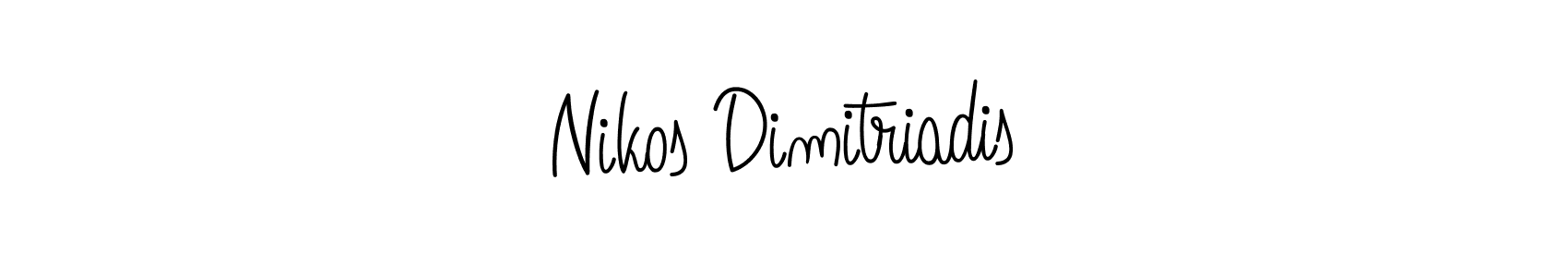 Create a beautiful signature design for name Nikos Dimitriadis. With this signature (Angelique-Rose-font-FFP) fonts, you can make a handwritten signature for free. Nikos Dimitriadis signature style 5 images and pictures png