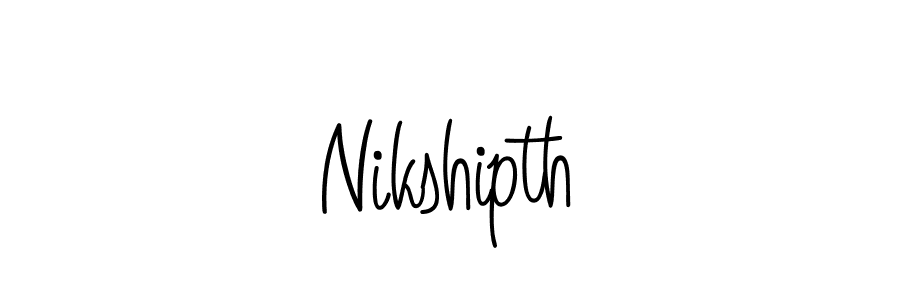 Best and Professional Signature Style for Nikshipth. Angelique-Rose-font-FFP Best Signature Style Collection. Nikshipth signature style 5 images and pictures png