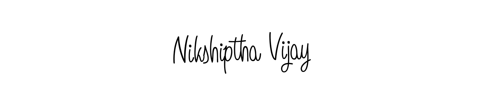 Best and Professional Signature Style for Nikshiptha Vijay. Angelique-Rose-font-FFP Best Signature Style Collection. Nikshiptha Vijay signature style 5 images and pictures png
