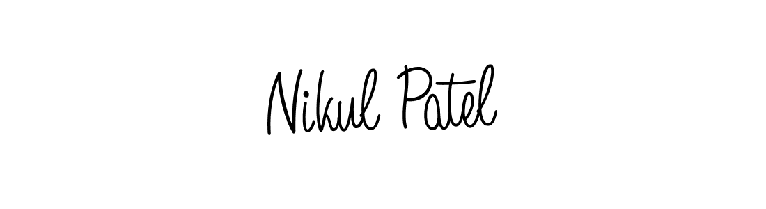 if you are searching for the best signature style for your name Nikul Patel. so please give up your signature search. here we have designed multiple signature styles  using Angelique-Rose-font-FFP. Nikul Patel signature style 5 images and pictures png