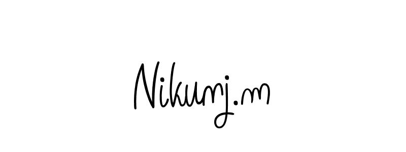 This is the best signature style for the Nikunj.m name. Also you like these signature font (Angelique-Rose-font-FFP). Mix name signature. Nikunj.m signature style 5 images and pictures png