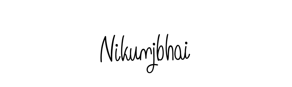 Make a beautiful signature design for name Nikunjbhai. Use this online signature maker to create a handwritten signature for free. Nikunjbhai signature style 5 images and pictures png