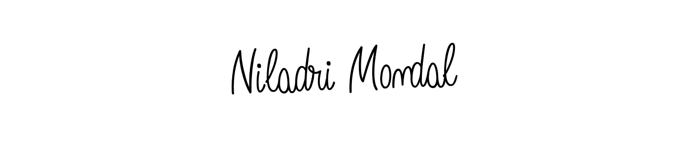 Design your own signature with our free online signature maker. With this signature software, you can create a handwritten (Angelique-Rose-font-FFP) signature for name Niladri Mondal. Niladri Mondal signature style 5 images and pictures png
