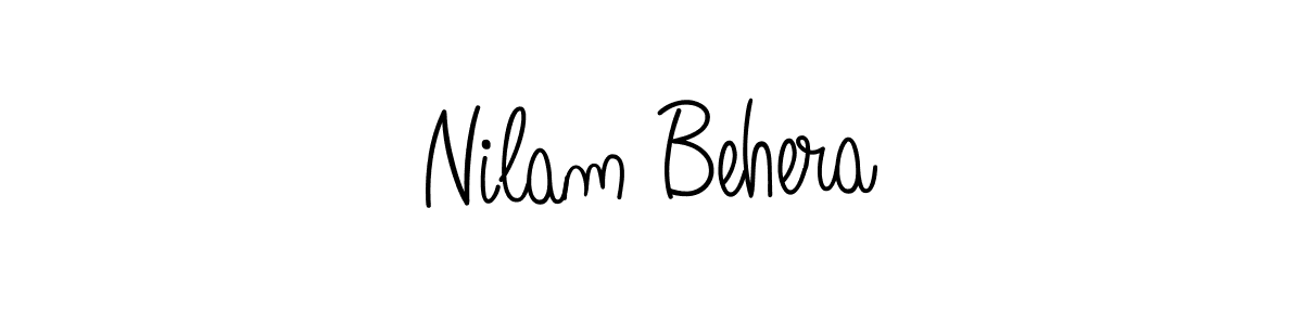 Make a beautiful signature design for name Nilam Behera. Use this online signature maker to create a handwritten signature for free. Nilam Behera signature style 5 images and pictures png