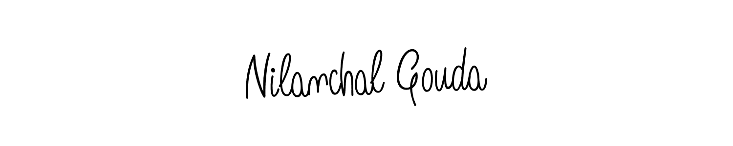 if you are searching for the best signature style for your name Nilanchal Gouda. so please give up your signature search. here we have designed multiple signature styles  using Angelique-Rose-font-FFP. Nilanchal Gouda signature style 5 images and pictures png