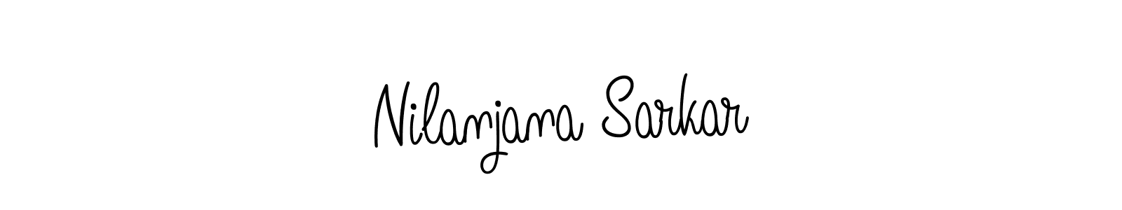 Make a beautiful signature design for name Nilanjana Sarkar. With this signature (Angelique-Rose-font-FFP) style, you can create a handwritten signature for free. Nilanjana Sarkar signature style 5 images and pictures png