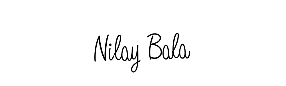 You can use this online signature creator to create a handwritten signature for the name Nilay Bala. This is the best online autograph maker. Nilay Bala signature style 5 images and pictures png