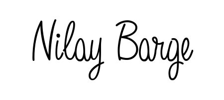 Give your name Nilay Barge an exquisite flair with the Angelique-Rose-font-FFP script font. Ideal for contracts, resumes, and formal letterheads. Nilay Barge signature style 5 images and pictures png