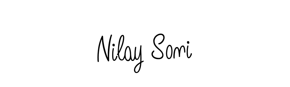 Also we have Nilay Soni name is the best signature style. Create professional handwritten signature collection using Angelique-Rose-font-FFP autograph style. Nilay Soni signature style 5 images and pictures png