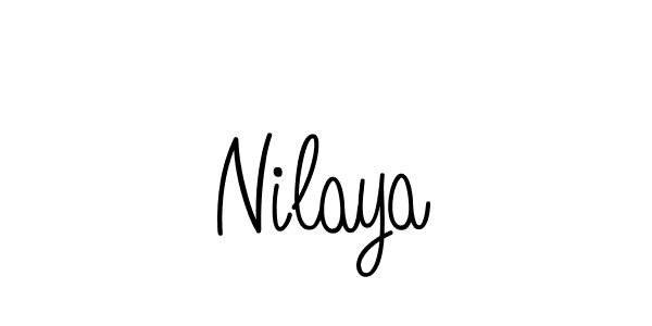 Use a signature maker to create a handwritten signature online. With this signature software, you can design (Angelique-Rose-font-FFP) your own signature for name Nilaya. Nilaya signature style 5 images and pictures png